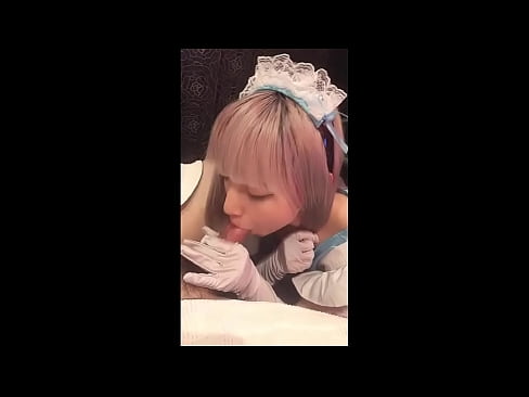 ❤️ Японский идол [mayuka], костюм французской горничной, часть 1, минет и дрочка с лосьоном ❌ Секс видео у нас ️❤